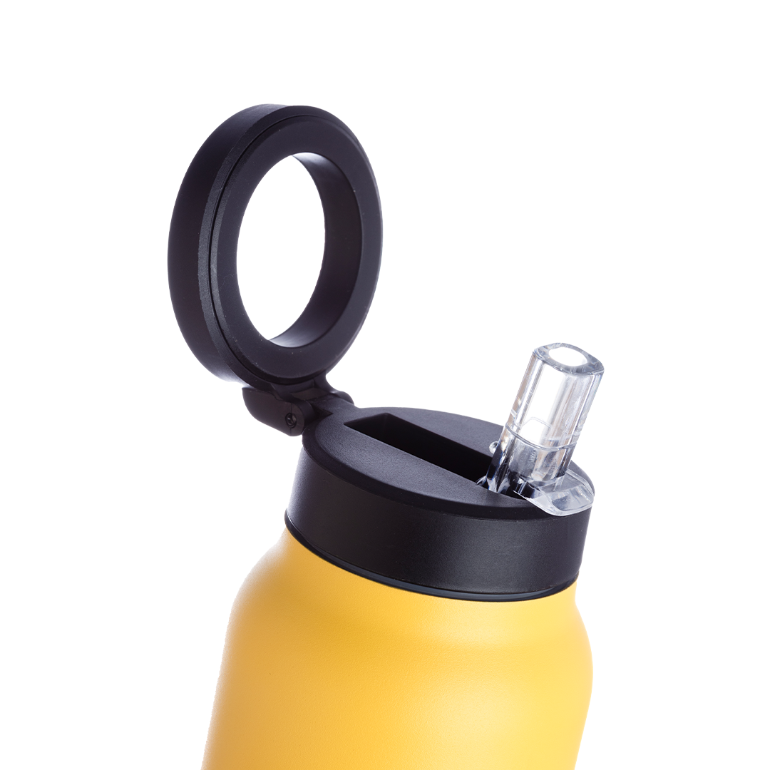 JOINGO PRO - Garrafa Térmica Personalizada Magnética (MagSafe) - 800ml - Amarela