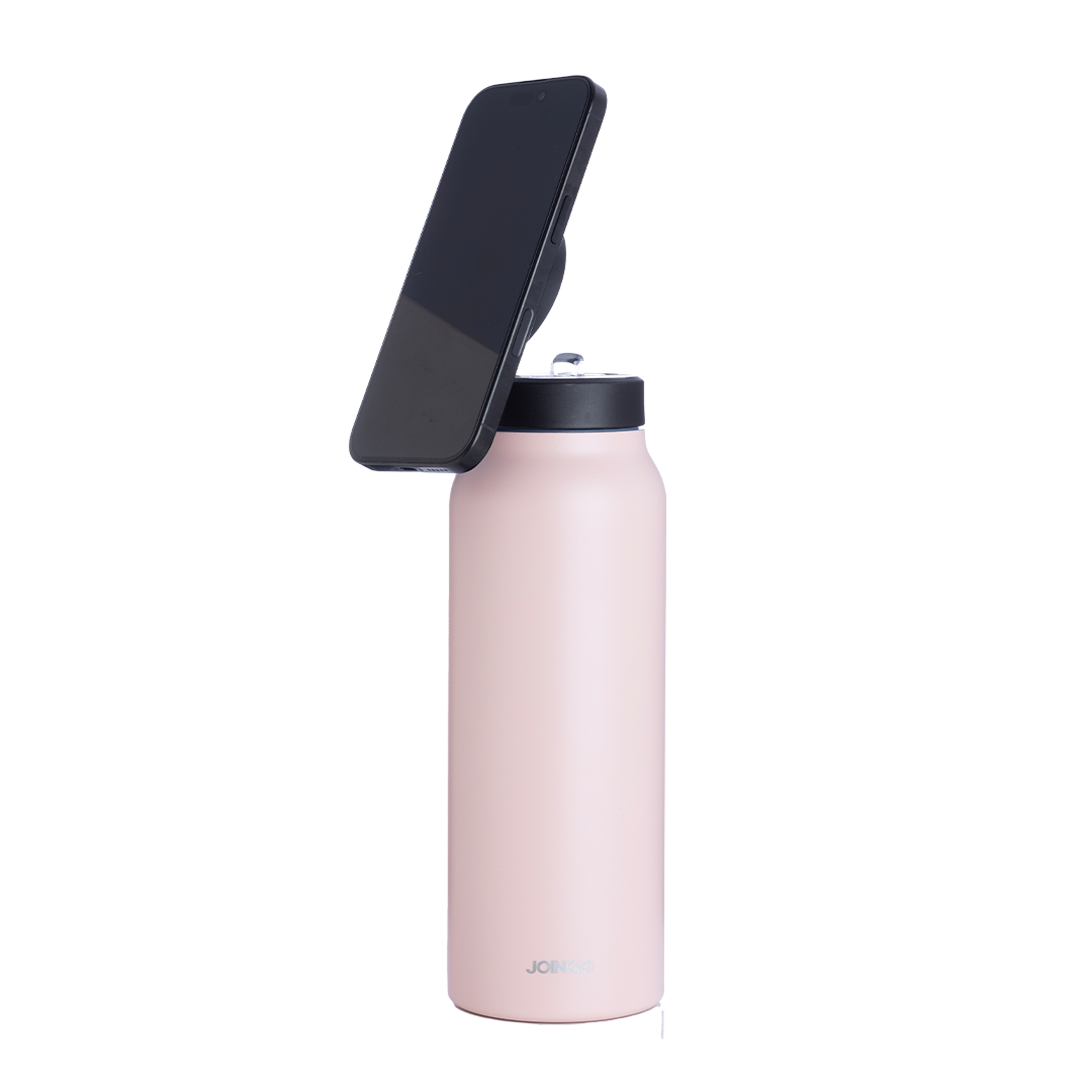 JOINGO PRO - Garrafa Térmica Personalizada Magnética (MagSafe) - 800ml - Amarela