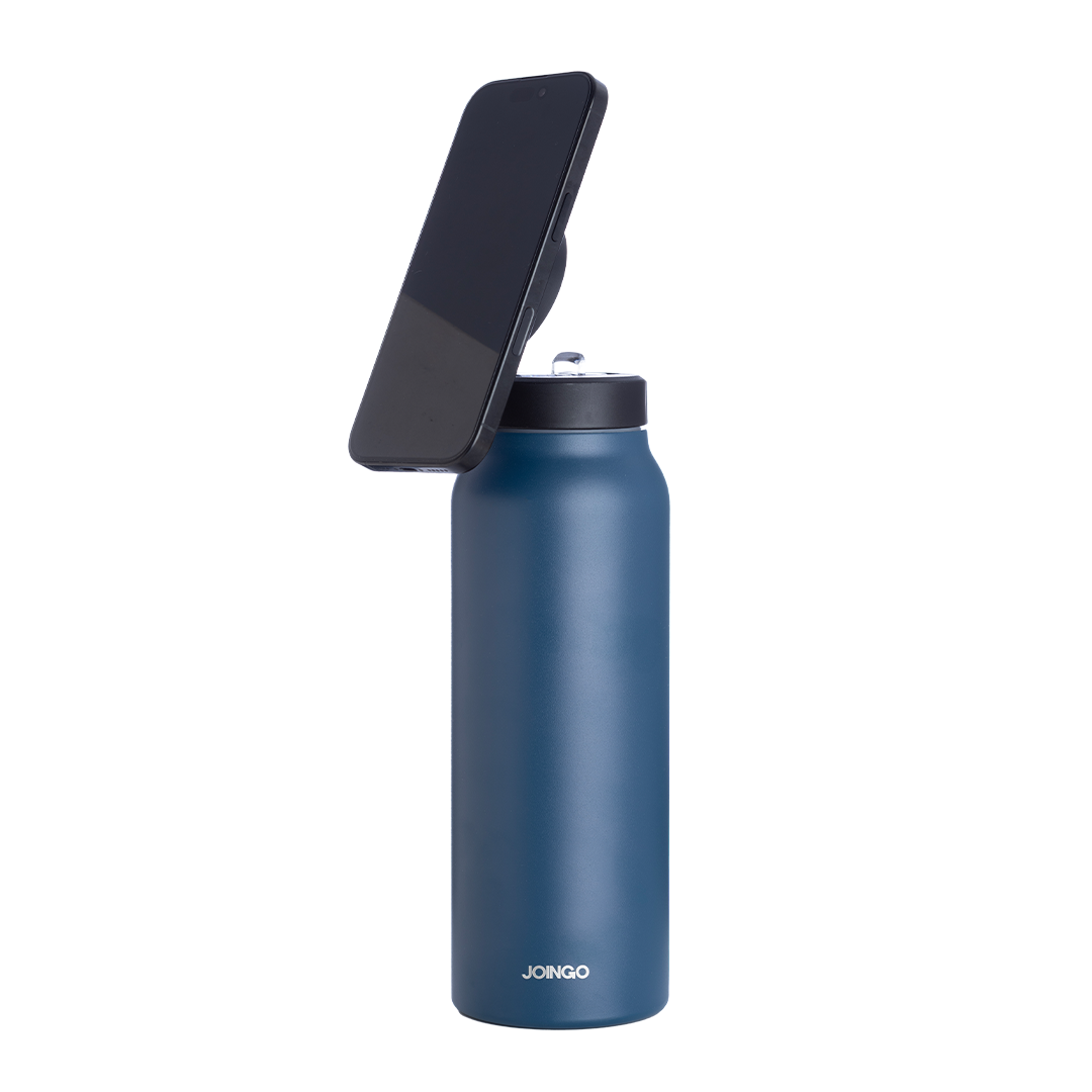 JOINGO PRO - Garrafa Térmica Personalizada Magnética (MagSafe) - 800ml - Amarela