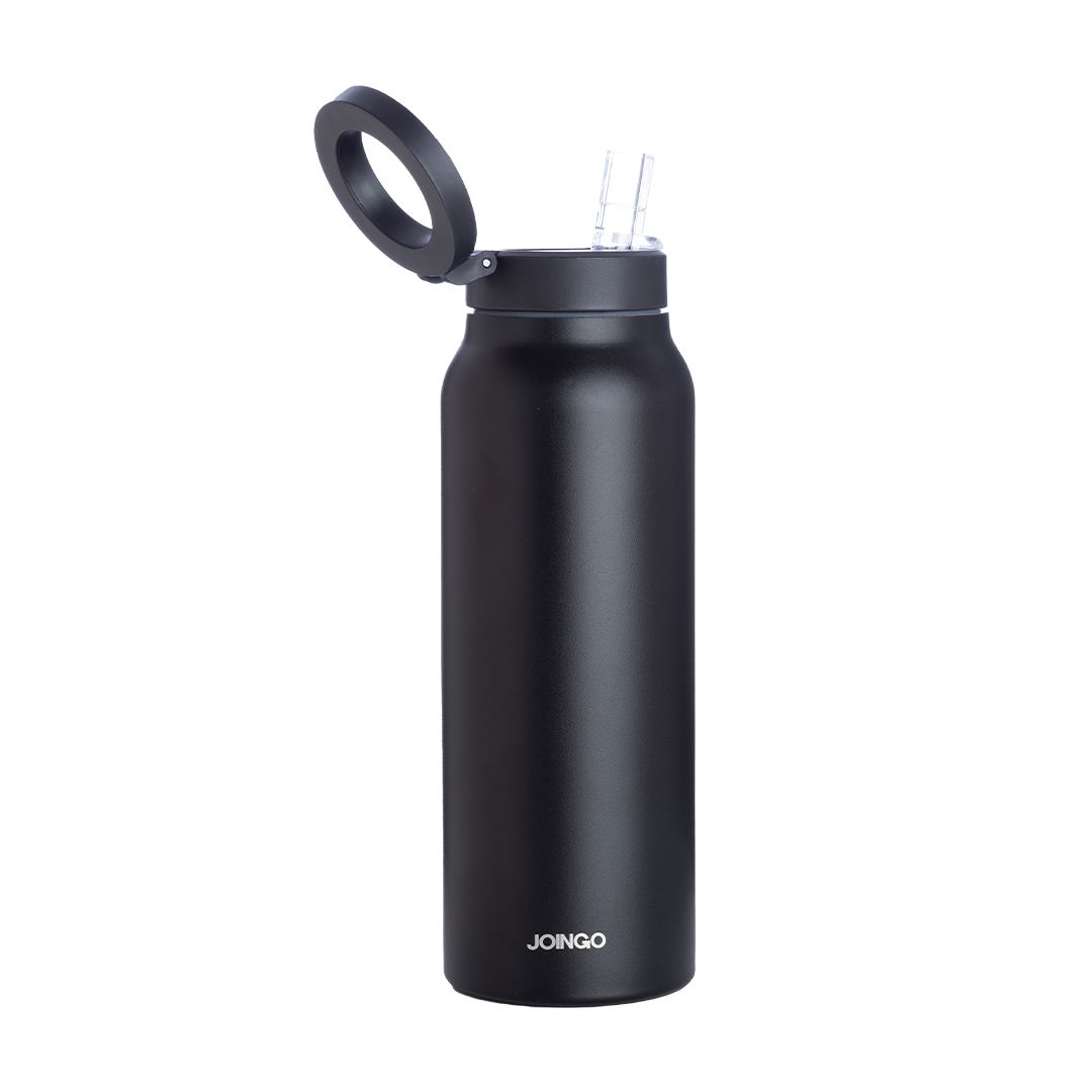 JOINGO PRO - Garrafa Térmica Personalizada Magnética (MagSafe) - 800ml - Preta