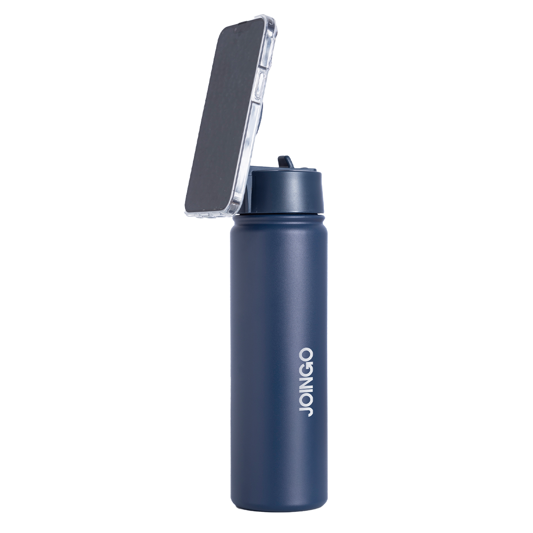 JOINGO GO - Garrafa Térmica Personalizada Magnética (MagSafe) - 710ml - Rosa bebê