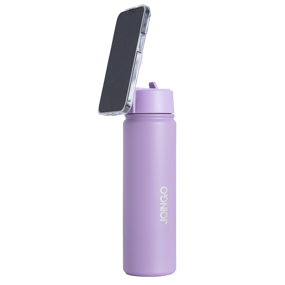 JOINGO GO - Garrafa Térmica Personalizada Magnética (MagSafe) - 710ml - Rosa bebê