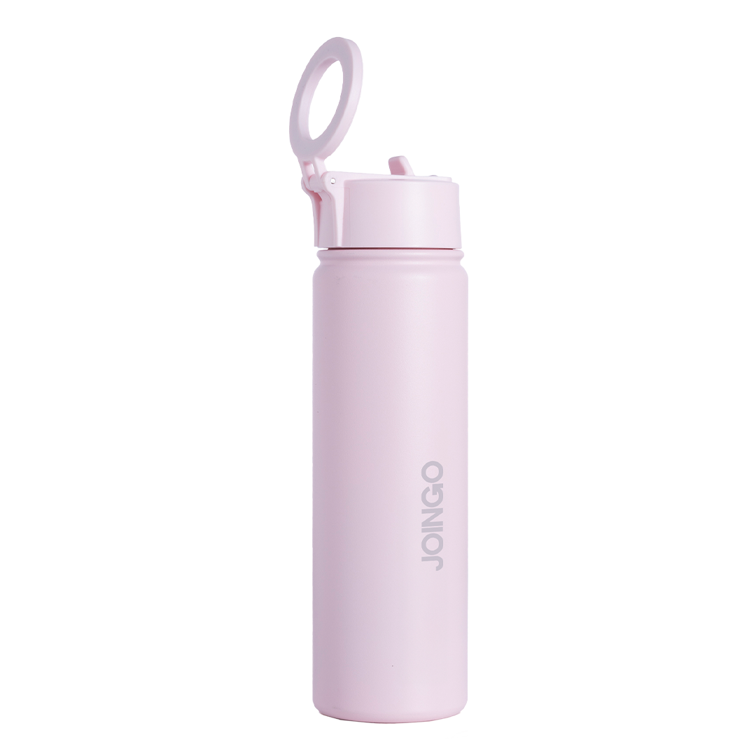 JOINGO GO - Garrafa Térmica Personalizada Magnética (MagSafe) - 710ml - Rosa bebê