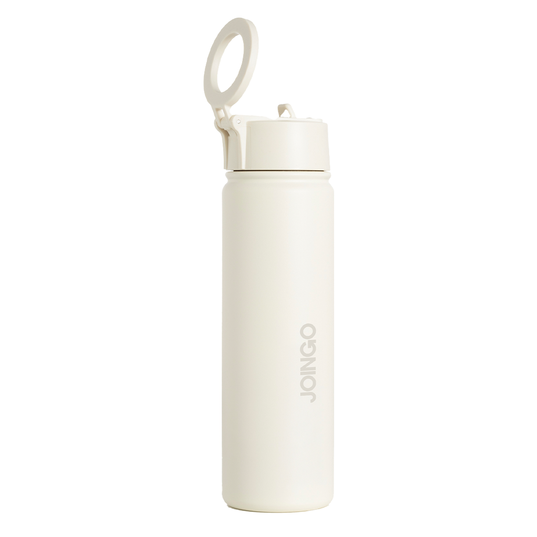 JOINGO GO - Garrafa Térmica Personalizada Magnética (MagSafe) - 710ml - Off-white